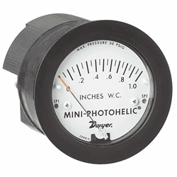 Toon details voor Dwyer Mini-photohelic drukverschilmeter serie MP Afbeelding van Dwyer Mini-photohelic drukverschilmeter serie MP